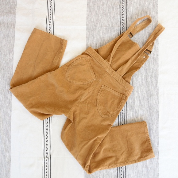 Lykke Wullf Pants - Lykke Wullf Dusty Corduroy Overalls - Small